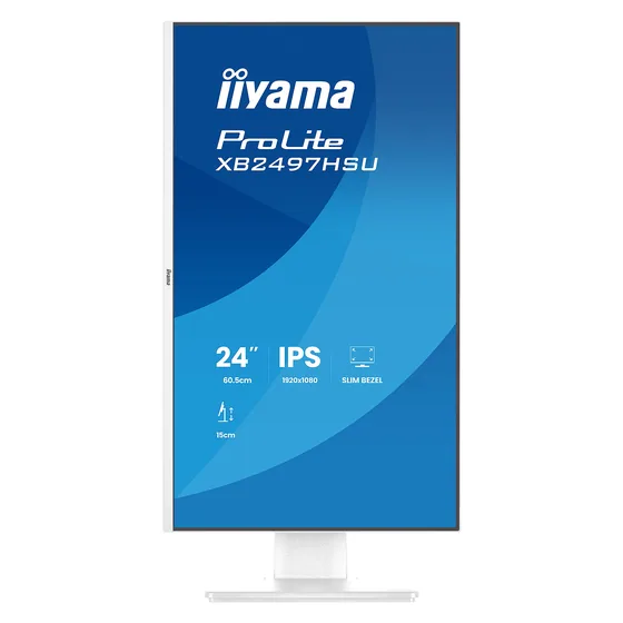 XB2497HSU-W1 — écran 23,8″ blanc — vue 2
