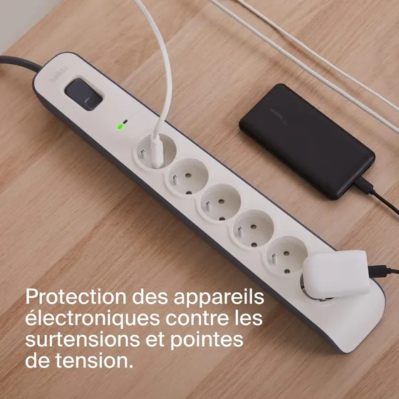 Multiprise parafoudre Belkin 6 prises, 650 J — vue 3