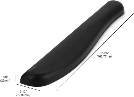Repose-poignets clavier Kensington ErgoSoft, gel — vue 3