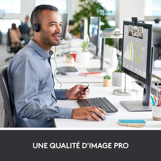 Webcam Logitech C920s HD Pro Full HD — vue 2