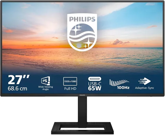 27E1N1300AE — 27″ FHD USB-C 65 W réglable en hauteur — vue 2