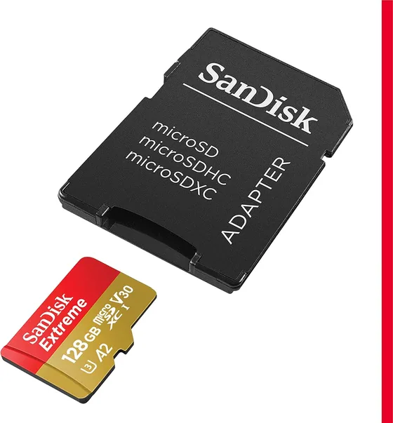 Carte microSDXC SanDisk Extreme 128 Go, 190 Mo/s — vue 2