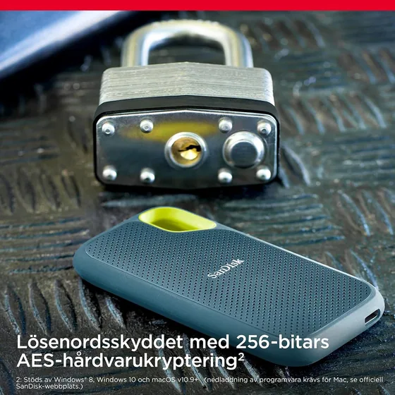 SSD externe SanDisk Extreme 1 To, USB-C — vue 2