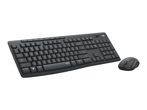 MK295 Silent — pack clavier + souris sans fil — Trois quarts gauche