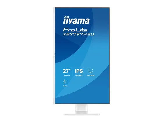 XB2797HSU-W1 — écran 27″ blanc — vue 2