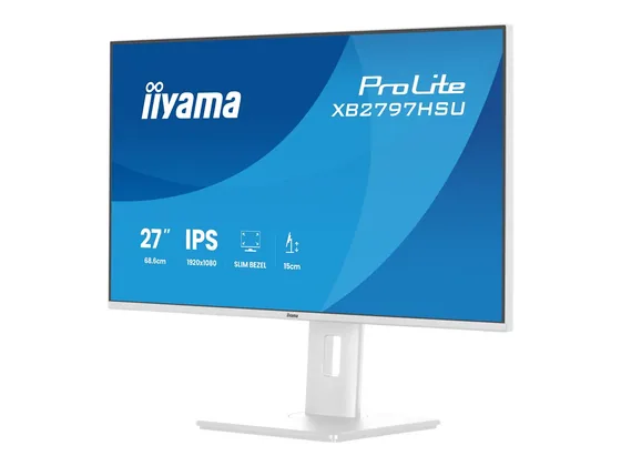 XB2797HSU-W1 — écran 27″ blanc — vue 3