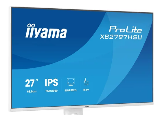 XB2797HSU-W1 — écran 27″ blanc — vue 4