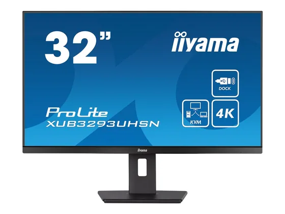 XUB3293UHSN-B5 — écran 31,5″ 4K USB-C — Face
