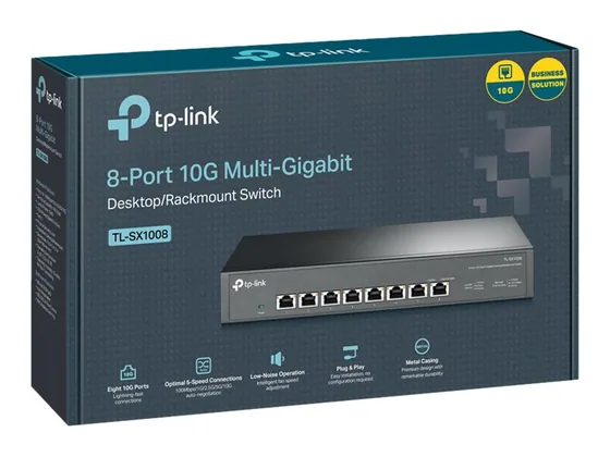 TP-Link TL-SX1008 — switch 8 ports 10 Gigabit — vue 2